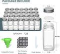 Premium 4-Tier Spice Rack Organiser with 28 Jars & Labels