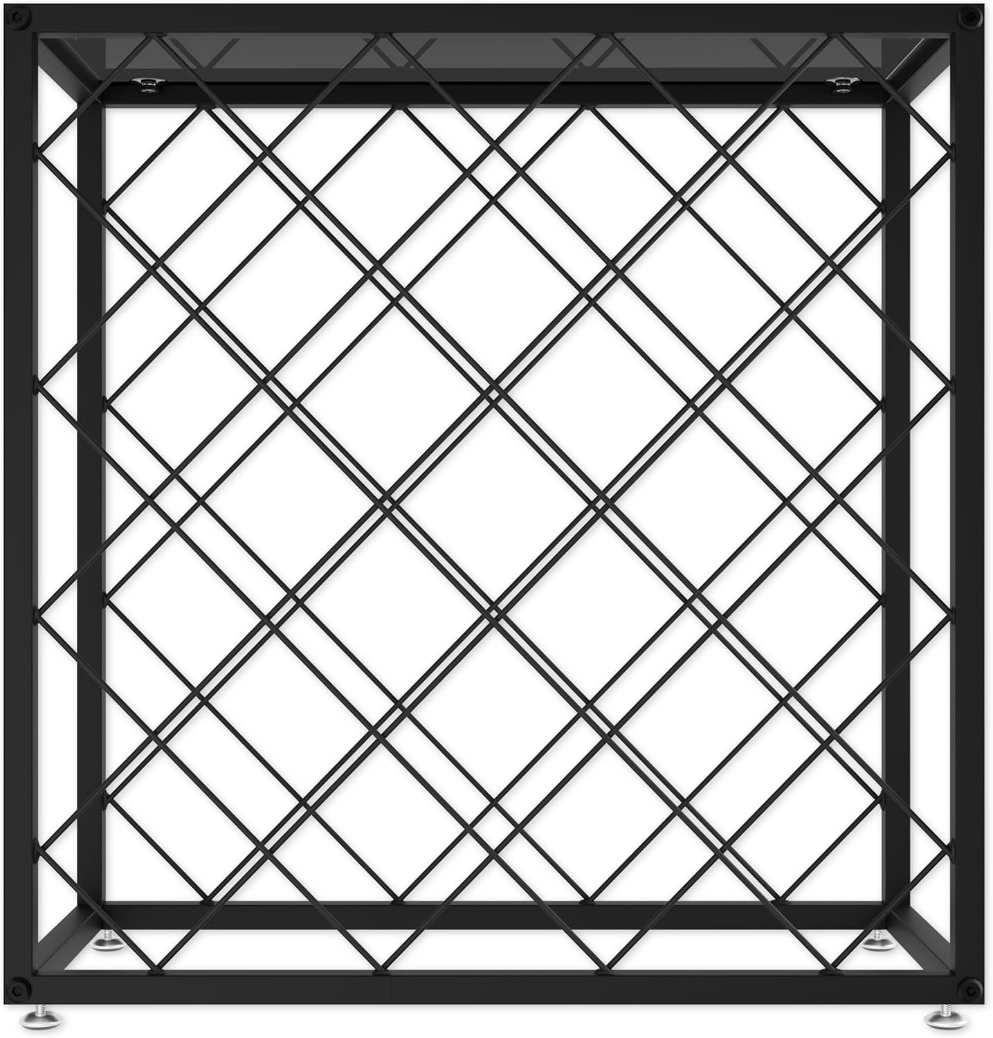 Freestanding Metal Wine Rack for 25 Bottles - Modern Design - SuperSaverAU - view 9