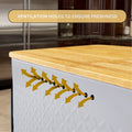 Premium Bread Bin with Bamboo Lid & Chopping Board - Black
