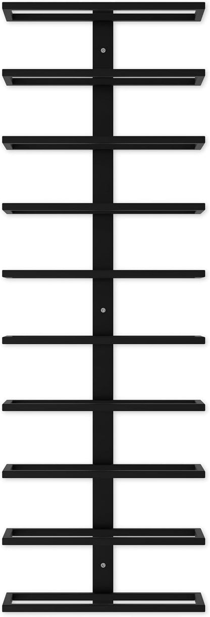 Metal Wall-Mounted Wine Rack for 10 Bottles