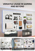 Premium Pegboard Combination Kit with 18 Accessories - 4 Boards
