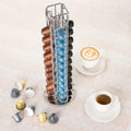 Premium 40 Pod Rotating Coffee Capsule Holder for Nespresso Pods