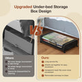 Premium XXL Under Bed Rolling Storage Container with Wheels - 50L