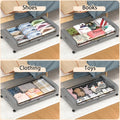 CARLA HOME XXL Under Bed Rolling Storage Container with Wheels - 50L