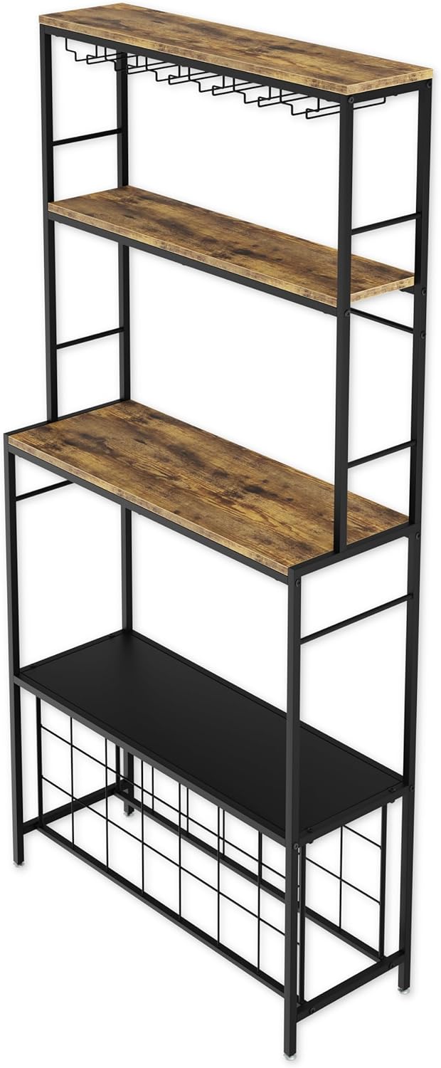 CARLA HOME Large Wine Rack for 20 Bottles with Wood Top - SuperSaverAU - view 2