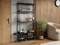 CARLA HOME Large Wine Rack for 20 Bottles with Wood Top - SuperSaverAU - view 3