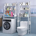 CARLA HOME 3-Tier Over The Toilet Storage Rack 23x155x47 cm with Hooks & Paper Holder - SuperSaverAU - view 6