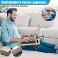 CARLA HOME Oversized Portable Lap Desk with Cushion, Mouse Pad, Tablet Holder, Fits 17 Inch Laptops - SuperSaverAU - view 6
