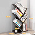 CARLA HOME 5-Tier Tree Bookshelf Storage Rack for Home Office (Black) - SuperSaverAU - view 2