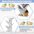CARLA HOME 5-Tier Tree Bookshelf Storage Rack for Home Office (White) - SuperSaverAU - view 6