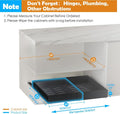 CARLA HOME 2-Tier Metal Hutch Bookshelf with Adjustable Grid Panel (40 x 27 x 7 cm) - SuperSaverAU - view 2