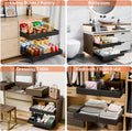 CARLA HOME 2-Tier Metal Hutch Bookshelf with Adjustable Grid Panel (40 x 27 x 7 cm) - SuperSaverAU - view 5