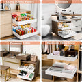 CARLA HOME 2-Tier Metal Hutch Bookshelf for Computer Desks, 40 x 27 x 7 cm - SuperSaverAU - view 5