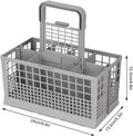 CARLA HOME 8 Slot Universal Dishwasher Cutlery Basket - Grey