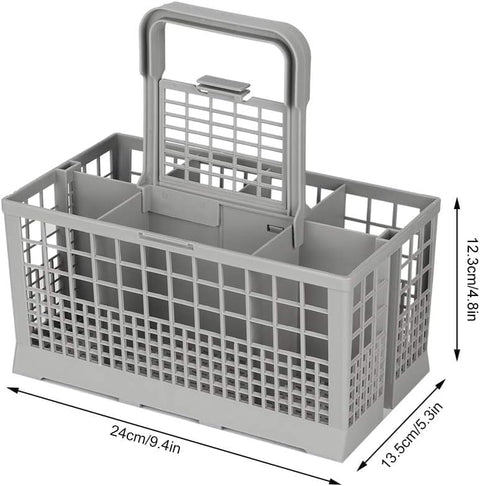 CARLA HOME 8 Slot Universal Dishwasher Cutlery Basket - Grey