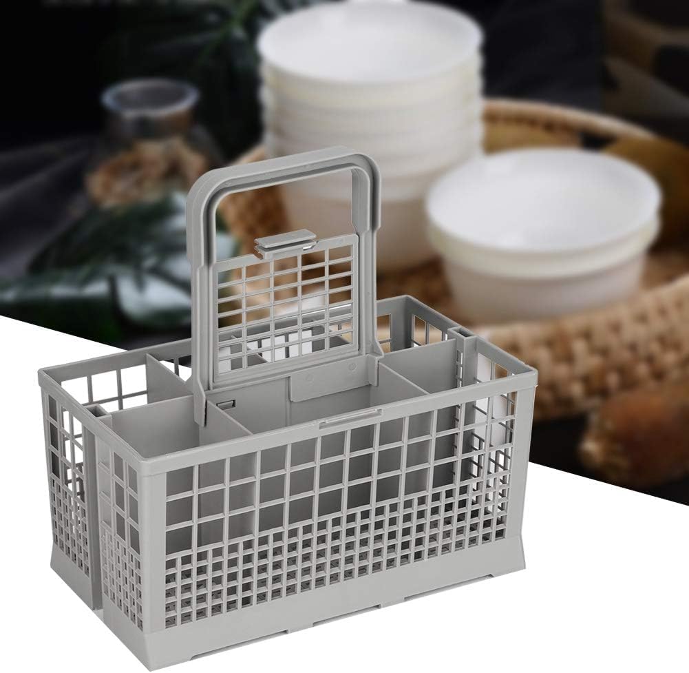 CARLA HOME 8 Slot Universal Dishwasher Cutlery Basket - Grey