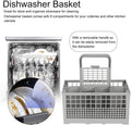 CARLA HOME 8 Slot Universal Dishwasher Cutlery Basket - Grey