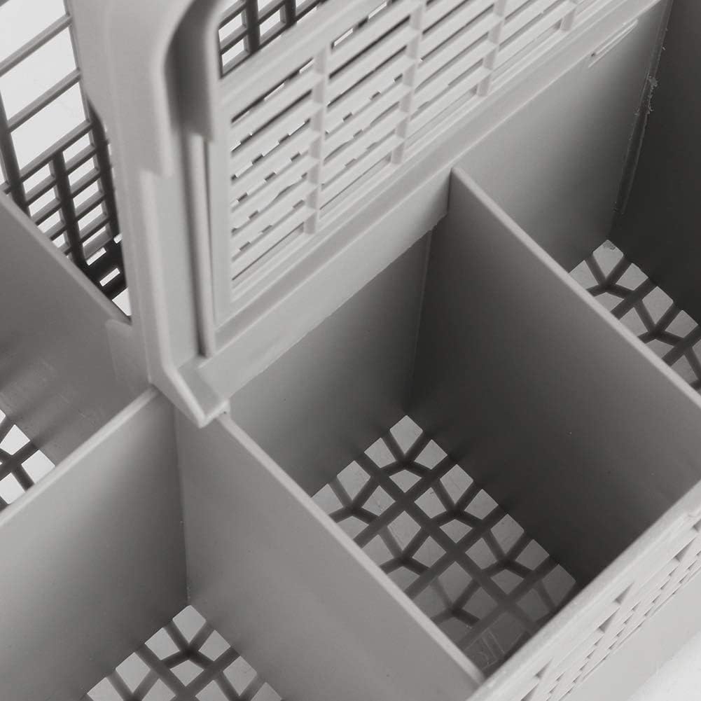 CARLA HOME 8 Slot Universal Dishwasher Cutlery Basket - Grey