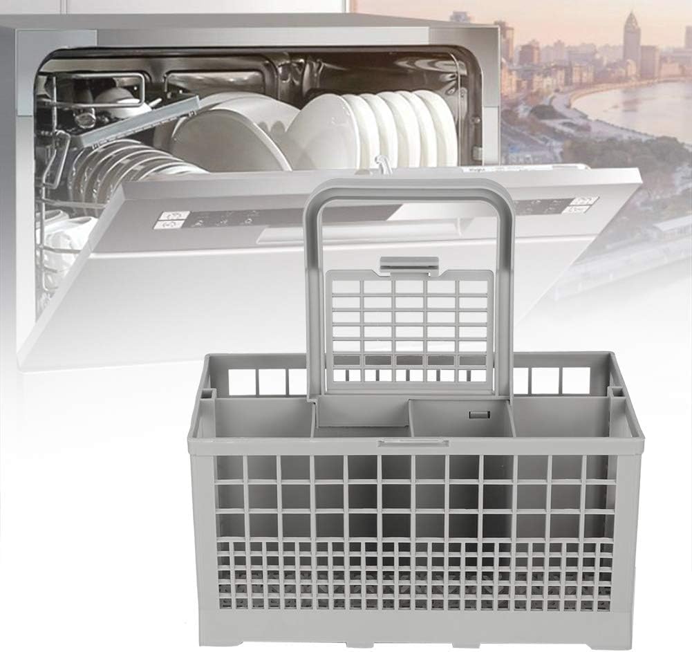 CARLA HOME 8 Slot Universal Dishwasher Cutlery Basket - Grey