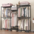 CARLA HOME Heavy Duty Garment Rack – 44 x 188 x 189cm with Rods & Shelves