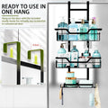 CARLA HOME 3-Tier Over the Door Shower Caddy Organizer 62 x 30 x 12 cm, Rustproof - SuperSaverAU - view 4
