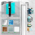 CARLA HOME 3-Tier Over the Door Shower Caddy Organizer 62 x 30 x 12 cm, Rustproof - SuperSaverAU - view 5