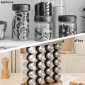 CARLA HOME 20-Jar Spice Rack Organizer, 29x28x10 cm, Space-Saving Design - SuperSaverAU - view 6