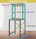 CARLA HOME 3-Tier Over Washing Machine Storage Rack – Black