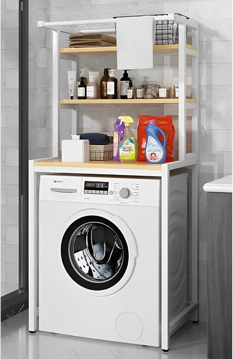 CARLA HOME 3-Tier Over Washing Machine Storage Rack – White