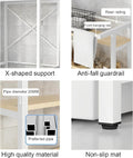 CARLA HOME 3-Tier Over Washing Machine Storage Rack – White