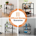 CARLA HOME 3-Tier Adjustable Metal Storage Shelves – 60 x 35 x 103cm
