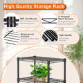 CARLA HOME 3-Tier Adjustable Metal Storage Shelves – 60 x 35 x 103cm