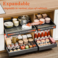 CARLA HOME 2 Pack Expandable Pull Out Cabinet Organizer with Adjustable Shelves, 52 x 8 x 42 cm - SuperSaverAU - view 3