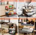 CARLA HOME 2 Pack Expandable Pull Out Cabinet Organizer with Adjustable Shelves, 52 x 8 x 42 cm - SuperSaverAU - view 5