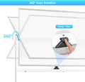 CARLA HOME 120x90cm Double Sided Magnetic Whiteboard with Wheels