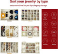 CARLA HOME White 6-Layer Jewellery Organiser Box with Mirror Drawers and Hooks