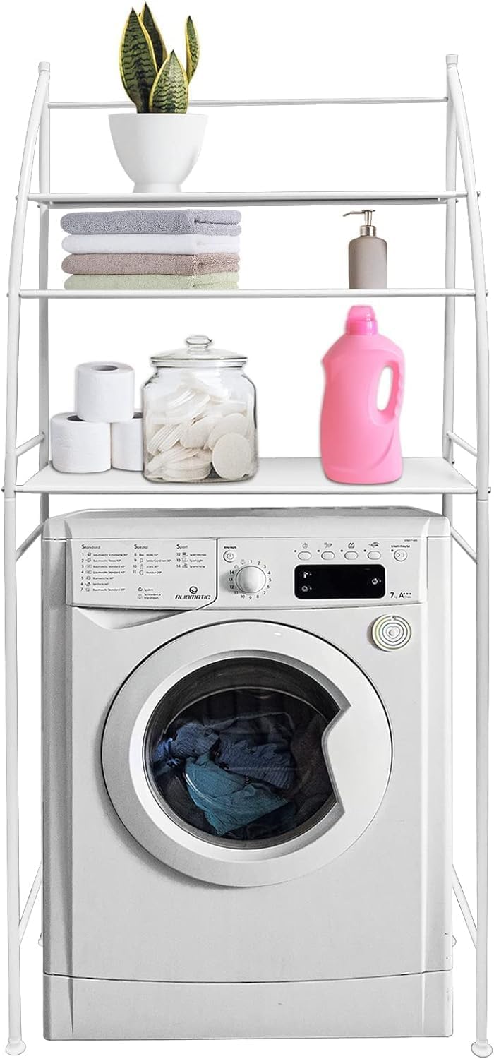 CARLA HOME 3-Tier Storage Rack 25 x 166 x 65 cm for Laundry & Bathroom Essentials - SuperSaverAU - view 8