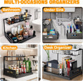 CARLA HOME 2 Tier Under Sink Organiser 36x36x27 cm with Sliding Drawers - SuperSaverAU - view 6