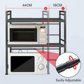 CARLA HOME 3-Tier Microwave Oven Rack, Adjustable Metal Shelf Stand 36 x 78 x 40 cm - SuperSaverAU - view 3