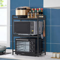 CARLA HOME 3-Tier Microwave Oven Rack, Adjustable Metal Shelf Stand 36 x 78 x 40 cm - SuperSaverAU - view 6