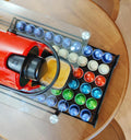 CARLA HOME 60 Coffee Pod Holder Drawer with Tempered Glass Capsule Organizer for Nespresso Pods and Sliding Drawer for Kitchen Countertop - SuperSaverAU - view 6