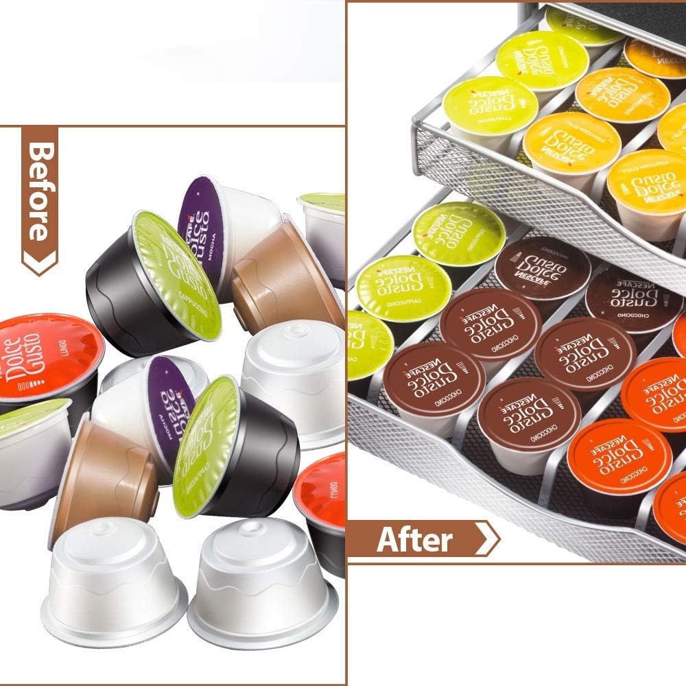CARLA HOME K-Cup Coffee Pod Drawer Organizer - 72 Pods