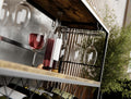 CARLA HOME Large Freestanding Wine Rack with Glass Holder - 20+ Bottle