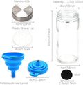 CARLA HOME 24 Glass Spice Jars with Aluminium Lids