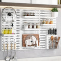 CARLA HOME Pegboard Wall Organizer Kit with 6 Boards & 21 Accessories