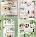 CARLA HOME Pegboard Wall Organiser Kit with 17 Accessories - 3 Panels