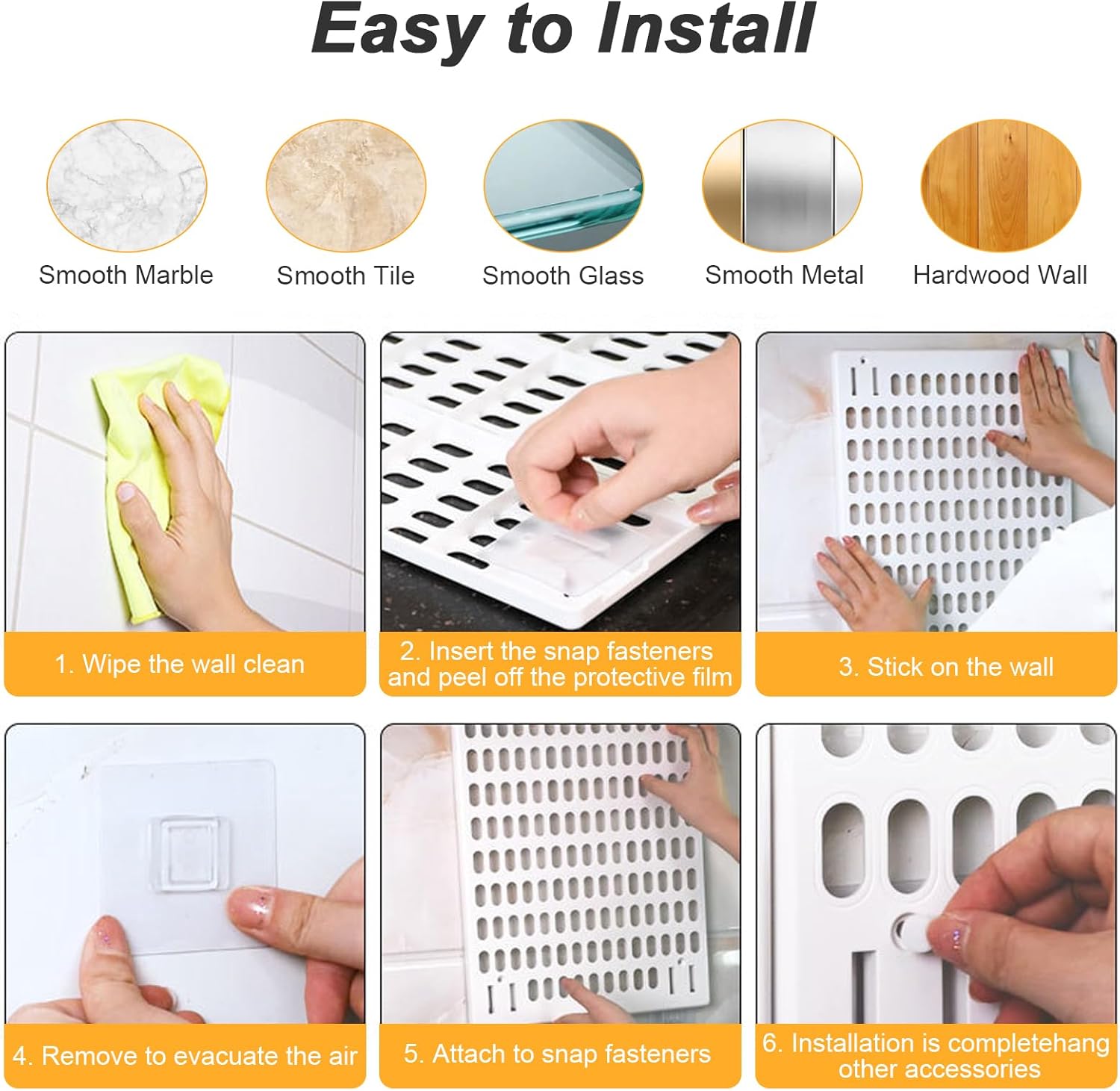 CARLA HOME Pegboard Wall Organiser Kit with 17 Accessories - 3 Panels