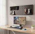 CARLA HOME Pegboard Wall Organiser Kit with 17 Accessories - 3 Black Panels