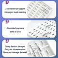 CARLA HOME Pegboard Wall Organiser Kit with 19 Accessories - White
