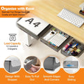 CARLA HOME 3-Pack Hidden Under Desk Storage Drawers